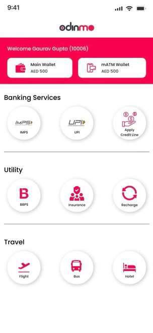 Odinmo BaaS screenshot 1